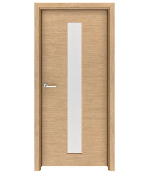 Light Oak Greenwich Glass Interior Door