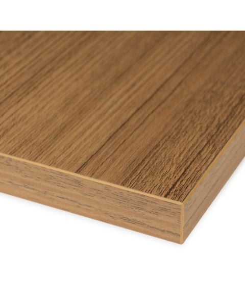 Compact preview of the Light Teak cabinet door, emphasizing its clean and modern aesthetic.