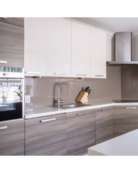 Smoked Elm Textured Cabinet Doors