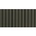 Straight front view of Earth Grey Fluted Slat Wall Panel displaying its fluted design and texture.