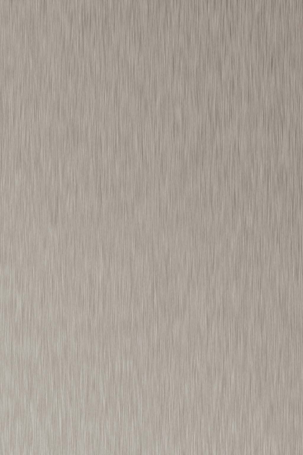 Brushed Inox Real Aluminum Surface doors and wall panels for