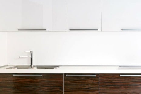 Two tone kitchen cabinets modern