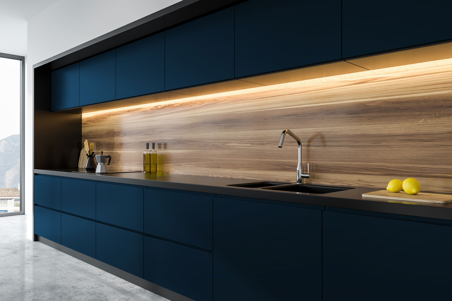 Matte RAL 5013 Cobalt Blue Kitchen | Price Breakdown | 27estore Kitchens