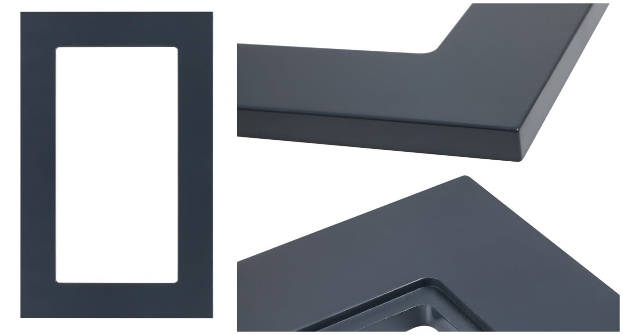 Model Glass ready frame - shown in RAL 7024 Graphite Grey