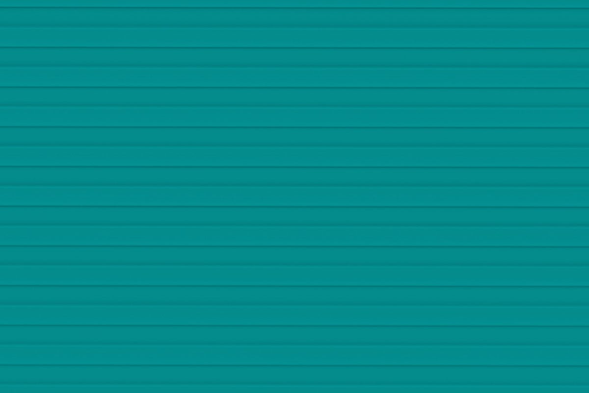 CANNETTATO in RAL 5018 - Turquoise Blue CANNETTATO in RAL 5018 - Turquoise Blue