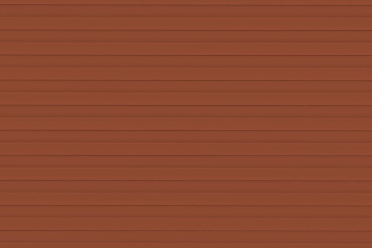 CANNETTATO in RAL 8004 - Copper Brown CANNETTATO in RAL 8004 - Copper Brown