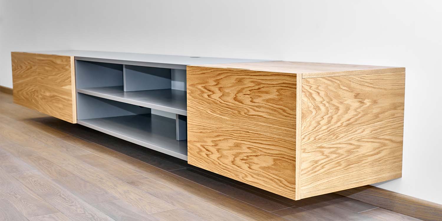 thumbnail image 2 of VidaXL Hanging Wall Cabinet – 50cm Wide, 60cm High, 31cm Deep, 1-Door Modern Floating Cabinet 2 of 6