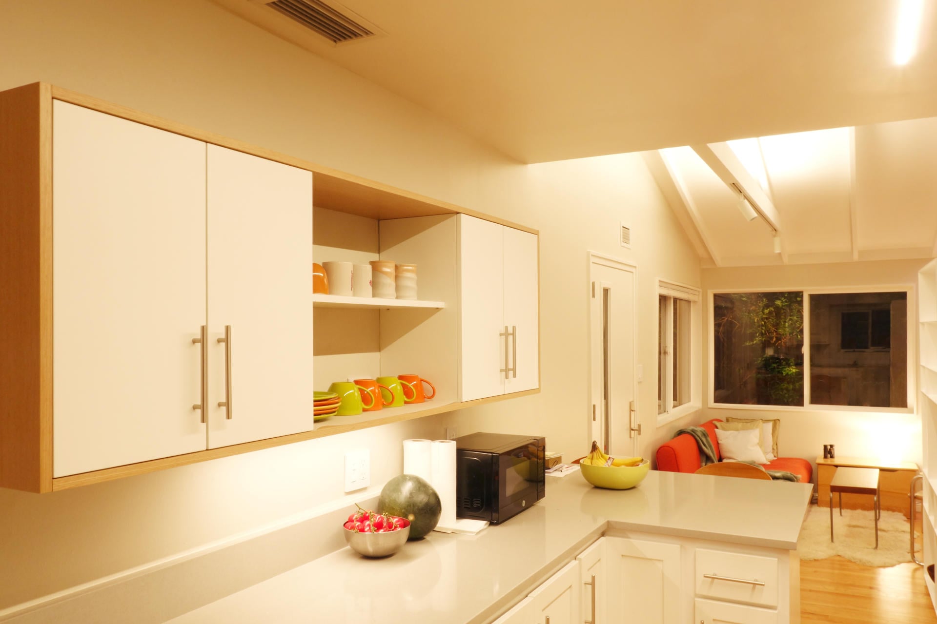 Wood Cabinets and White: A Kitchen Design Pairing That Holds