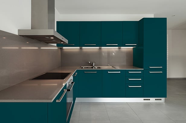 Matte Lacquered Cabinets