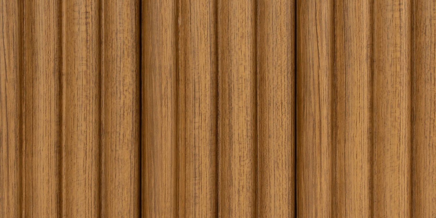 Teak Fluted Slat Wall Panels