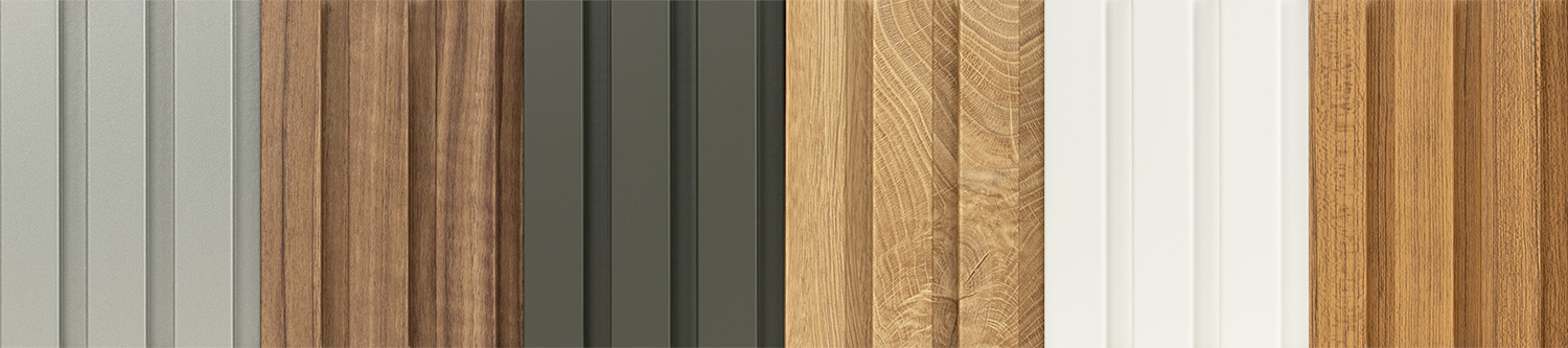 Slat Wall Panels One Inch Colors