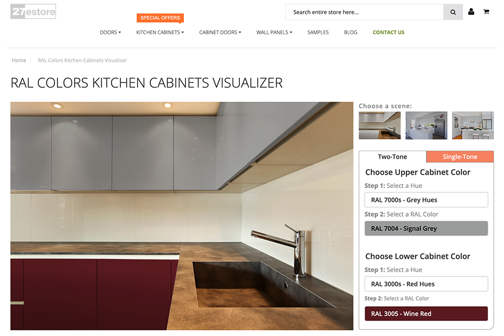 RAL CONFIGURATOR - VISUALIZE YOU KITCHEN