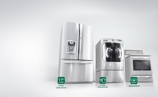 LG new appliances set