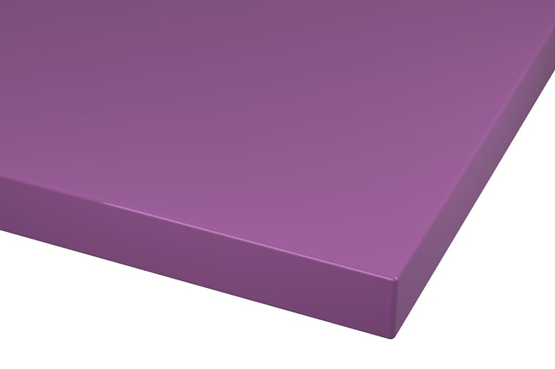 RAL 4008 Signal Violet Lacquer Color Kitchen Cabinets Modern European