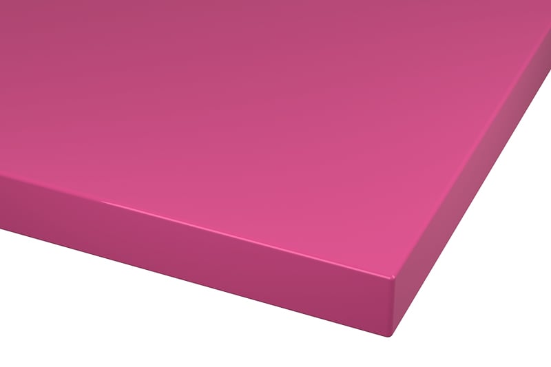 RAL 4010 Telemagenta Lacquer Color Kitchen Cabinets Modern European