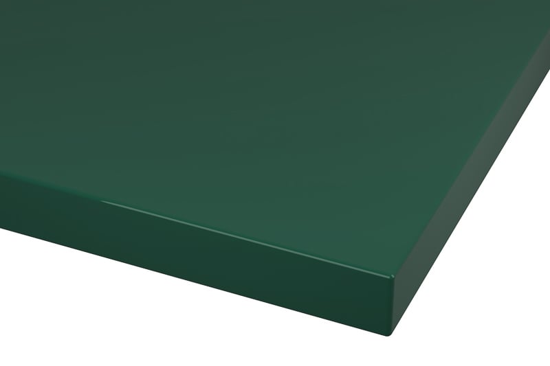 RAL 6005 Moss Green Lacquer Color Kitchen Cabinets Modern European