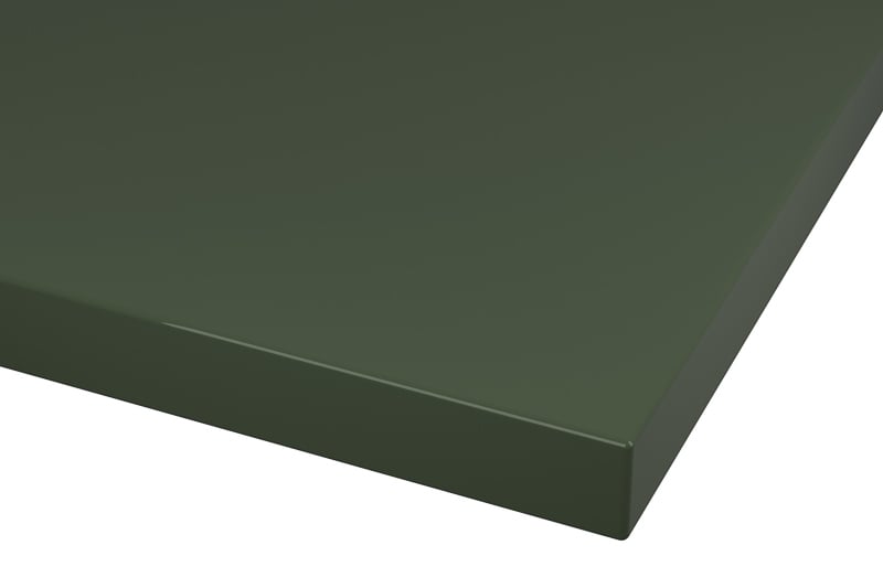 RAL 6020 Chrome Green Lacquer Color Kitchen Cabinets Modern European