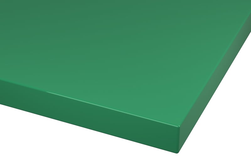 RAL 6032 Signal Green Lacquer Color Kitchen Cabinets Modern European