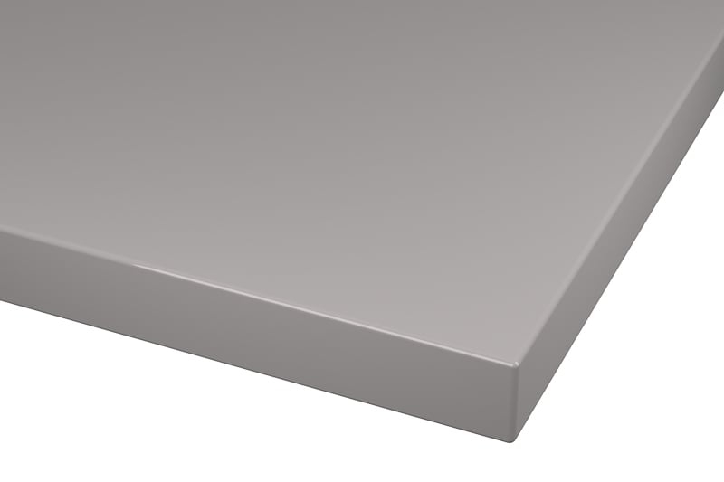 RAL 7036 Platinum Grey Lacquer Color Kitchen Cabinets Modern European