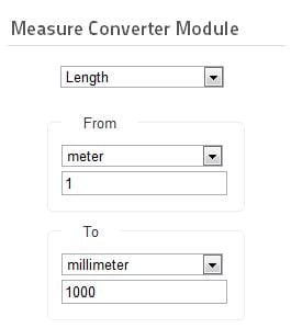 Custom Unit converter