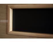 Glass insert with frame