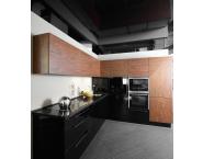 Rosewood veneer anf High Gloss Lacquer Black