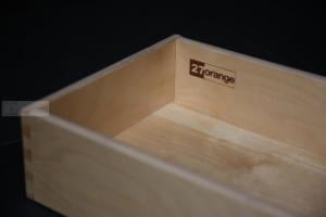 Dovetail Solid Maple Drawer Box detail