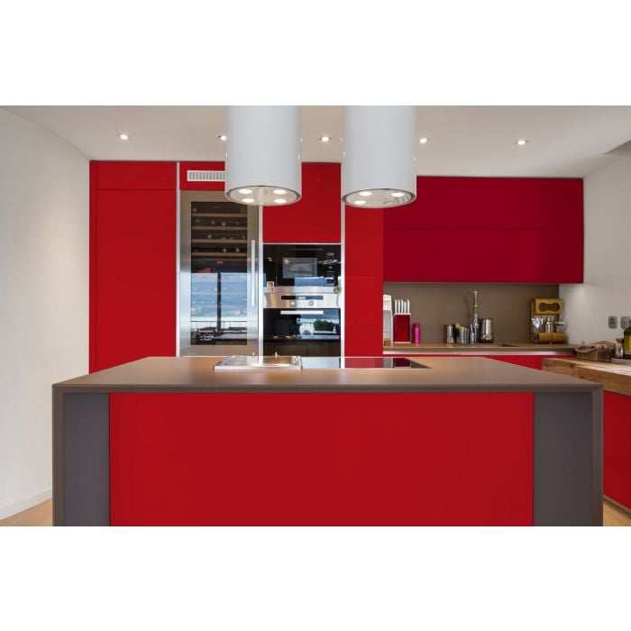High Gloss Color Lacquered Cabinet, How To Clean High Gloss Cabinets