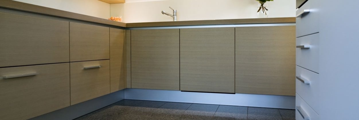 Reface with Custom Fit Designer Kitchen Cabinet Doors